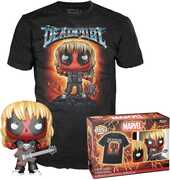 FUNKO POP! & Tee: Deadpool- Heavy Metal - XS