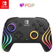Switch Accessory: Wireless Controller - PDP Afterglow Wave Motion - Black: Officially Licensed by Nintendo