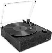 Victrola VTA-74-BLK Eastwood II Turntable - Dual Bluetooth - 3 Speed - Built-in Speaker (Black) 