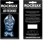 Rocksax - Ghost - Papa Blue Logo - Air Freshener (Vanilla) 