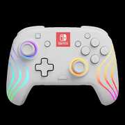 Switch Accessory: Wireless Controller - PDP Afterglow Wave Motion - White: Officially Licensed by Nintendo