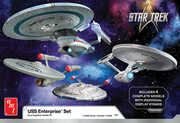 Star Trek U.S.S. Enterprise Four Ship Set AMT Model Kit 