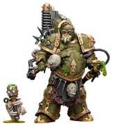JOYTOY - Warhammer 40K - Death Guard: Foul Blightspawn with Plague Sprayer 1/ 18 Action Figure