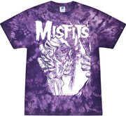 Misfits - Eyeball Purple - T-Shirt - Small (Tie Dye)