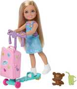 Barbie Club Chelsea Limitless Adventure Doll with Scooter & Suitcase