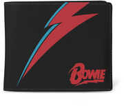 Rocksax - Bowie - Lightning Logo - Wallet with Coin Pocket (Black) 