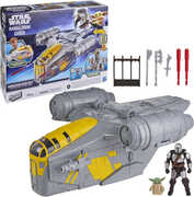 Star Wars: The Mandalorian & Grogu - ActionVerse - Razor Crest 2-in-1 Vehicle Playset 