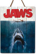 JAWS - Woodart 3D - 1975 Art 12"x16" Hanging Sign 