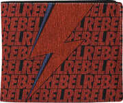 Rocksax - Bowie - Rebel Rebel - Wallet with Coin Pocket (Black) 
