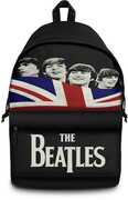 Rocksax - The Beatles - Let It Be Flag Logo - Daypack with Laptop Pocket (Black) 