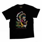 Stevie Ray Vaughan - 1987 Vintage Tour - Heavy Cotton T-Shirt - Small Black