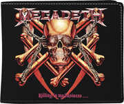 Rocksax - Megadeth - Killing Is My Business - Wallet with Coin Pocket (Black)