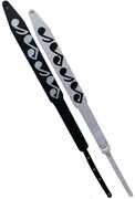 Stevie Ray Vaughan SRV Musical Note White 10 Inch Miniature Guitar Strap 