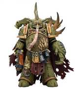 JOYTOY - Warhammer 40k - Death Guard: Plague Marine Champion with Plasma Pistol & Power Fist 1/ 18 Action Figure 