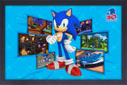 Sonic 30th - Screens - Framed Print