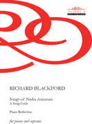 Blackford: Nadia Anjuman Piano Reduction for Soprano & Piano 