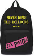Rocksax - Sex Pistols - Never Mind The Bollocks Logo - Backpack with Laptop Pocket (Black)