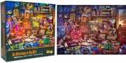 An Afternoon in the 80s Retro 1000-Piece Jigsaw Puzzle By Rachid Lotf 