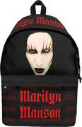 Rocksax - Marilyn Manson - Red Lips - Daypack with Laptop Pocket (Black)