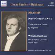 Con Pno 1/ Vars Theme By Paganini/ Rhap Op. 79 , J. Brahms