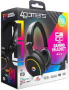 PC Accessory:  Wired Headset - 4Gamers C6-100 - LED Light Up:  Compatible with PC, Switch, PS5, XBOX X|S 