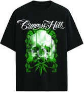 Cypress Hill - Skull and Leaf - T-Shirt - Large (Black)