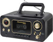Studebaker SB2135BTBG Bluetooth Portable CD Player Radio and Cassette Player (Black/ Gold) 