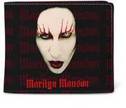 Rocksax - Marilyn Manson - Red Lips - Wallet with Coin Pocket (Black)