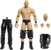 WWE Elite Collection 6" Summerslam Stone Cold Steve Austin Action Figure with Jesse Ventura Build-A-Figure Part , Steve Austin