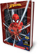 Marvel Spider-Man Shooting Webs 300pc 18x12 in 3D Lenticular Puzzle in a Tin Book 