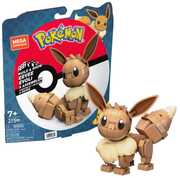 MEGA BLOKS Pokemon: Build & Show Eevee, 215 Piece Building Toy Set 