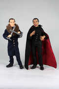 Mego - World’s Greatest Mego Monsters  - Hammer Horror Dracula & Van Helsing 8" Action Figure 2-Pack with Collectible Coin 