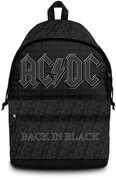 Rocksax - AC/ DC - Back In Black - Daypack with Laptop Pocket (Black)