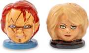 Child's Play - Ceramic Salt & Pepper Shaker Set - Chucky & Tiffany 
