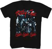Motley Crue - Girls Girls Girls - Motorcycles Group Photo T-shirt - Large - Black 