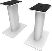 Kanto SP9W Universal Desktop Speaker Stands - 9 Inch - 2 Pack - Steel (White) 