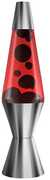 Lava® Lamp 14.5" Chrome Plated Crimson - Black Wax/ Red Liquid/ Chrome Base & Cap