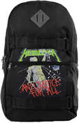 Rocksax - Metallica - Justice For All - Skate Bag with Deck Straps & Laptop Sleeve (Black) 