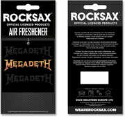 Rocksax - Megadeth - Logo - Air Freshener (Vanilla) 