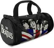 Rocksax - The Beatles - Let It Be Flag Logo - Duffle Bag with Strap (Black) 