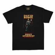 David Bowie - Ziggy Stardust & the Spiders - Heavy Cotton T-Shirt - Medium Black