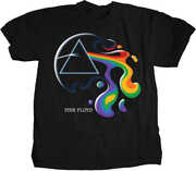 Pink Floyd - Melting Prism - T-Shirt - Large (Black)