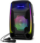Ion IPA161 Total PA Ultimate Portable Bluetooth Speaker 650 Watts With 2 Microphones & Stand Black 