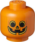 LEGO Large Stackable Storage Head, Pumpkin 