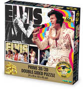 Elvis Presley contains 500pc 24x18 in 3D/ 2D Double-Sided Puzzle 