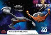 Star Trek The Original Series Romulan Warfleet Dual Pack Polar Lights Model Kit 1/ 1000 scale