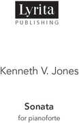 Jones: Sonata for Pianoforte 