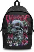 Rocksax - Bullet for My Valentine - Skull Red Eyes Logo - Daypack with Laptop Pocket (Black) 