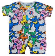 Daphyl's - Grateful Dead - Swirling Bears - Romper 6-12 mos. DAPGDSBR-612