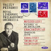 Mussorgsky: Pictures at and Exhibition; Khachaturian: Spartacus Suite; Kabalevsky: Overture – ‘Colas Breugnon’; Shchedrin: ‘Naughty Limericks’ Concerto for Orchestra No.1; Rachmaninov: ‘Zdes’Khorosho op.21/ 7 (arr. Timothy Jackson) , Royal Liverpool Philharmonic Orchestra & Vasily